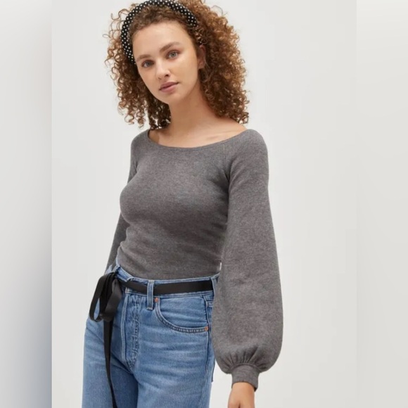 NWT Hill House Maude sweater in grey - Picture 4 of 9